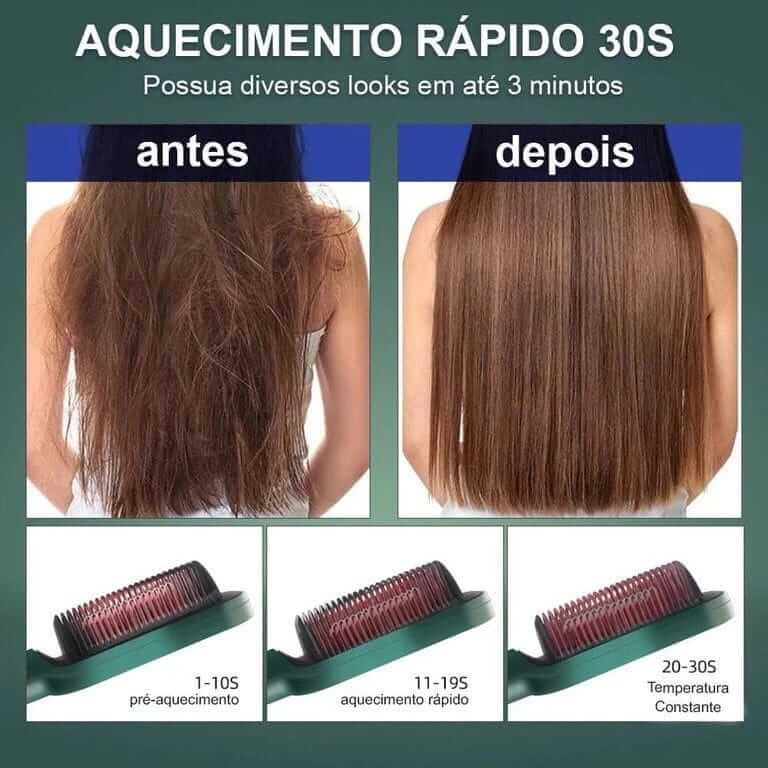 Escova Alisa e Modela Sem Frizz - 5 em 1                                                                                  (ÚLTIMAS UNIDADES!!!)