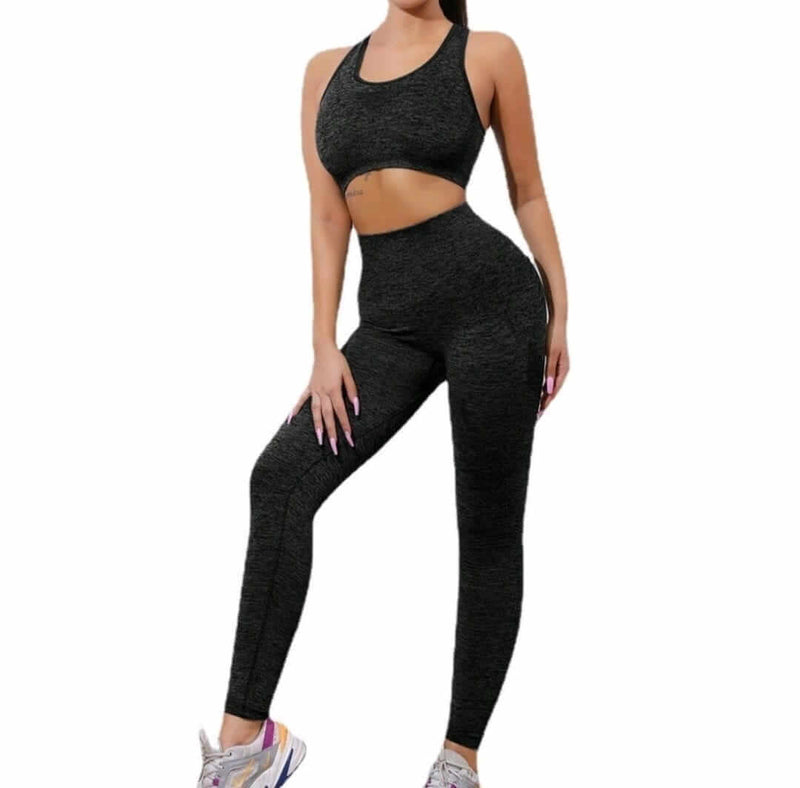 Conjunto Leggin + Top Empina Bumbum - Sem Costura