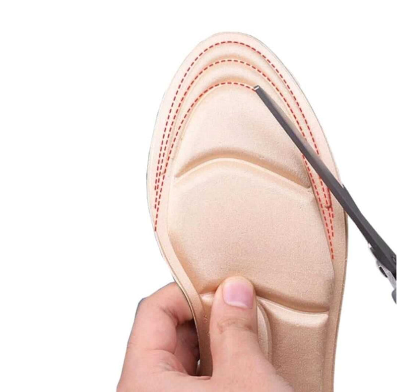 Palmilha Ortopédica Respirável de Sapato Para Calcanhar